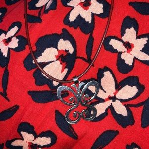 James Avery Butterfly Pendant Necklace